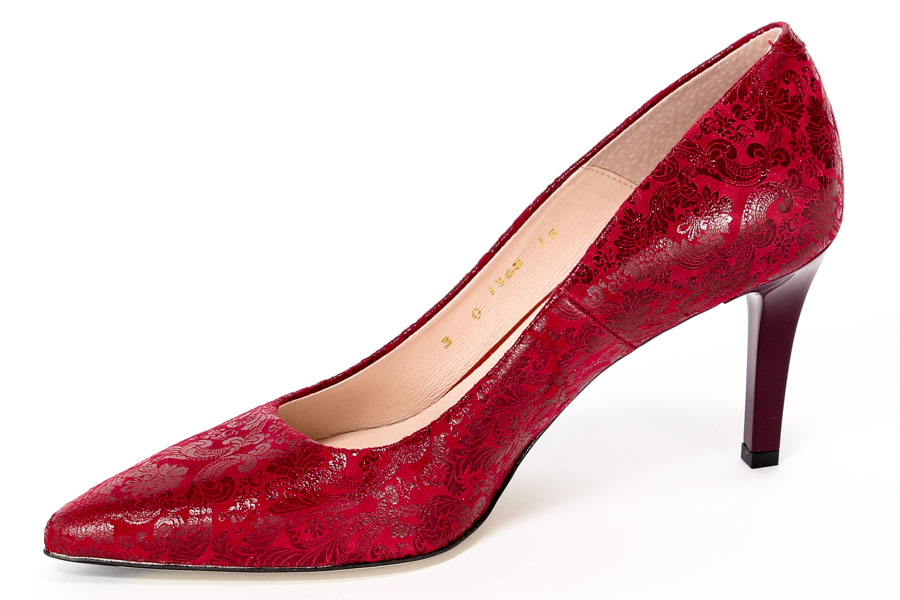 Czółenka Bravo Moda 1368 Bordo Liberty 