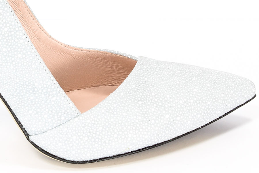 Czółenka Bravo Moda 1305 Niebieskie kropki