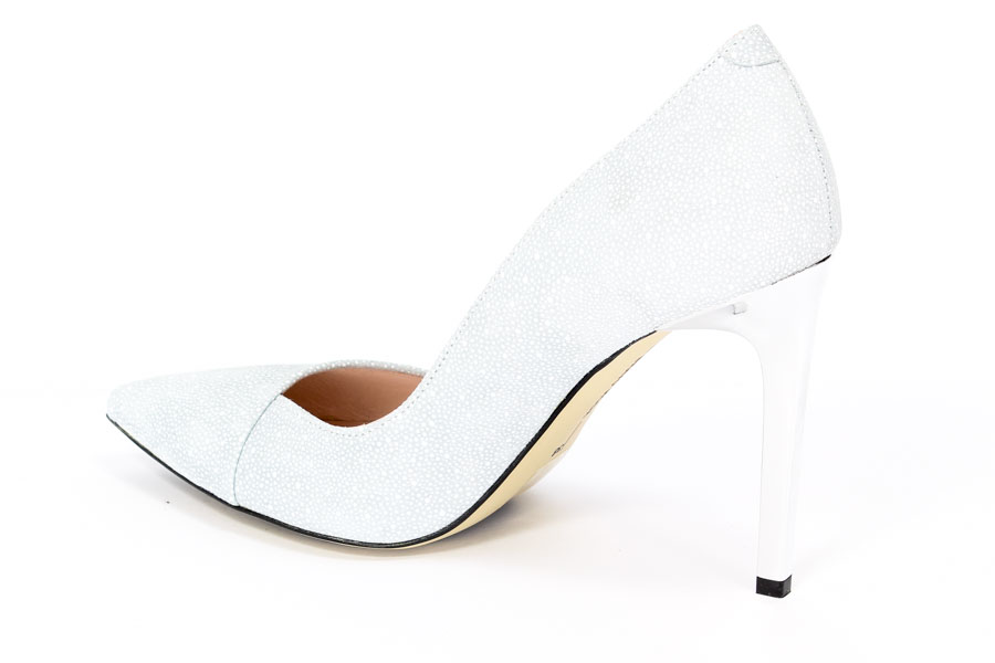 Czółenka Bravo Moda 1305 Niebieskie kropki