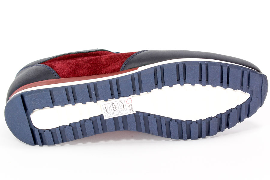 Półbuty Trio 3379-01-A-01-0 Bordo/Granat 