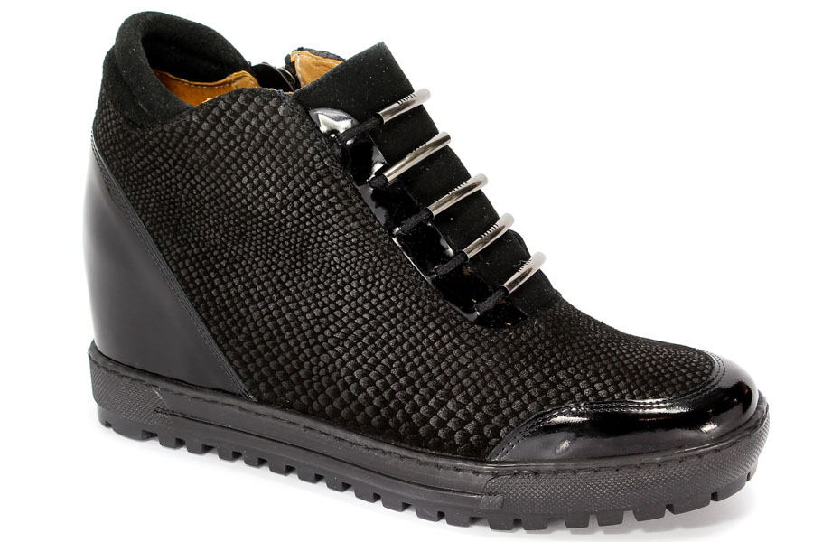 Sneakersy Eksbut 75-3880-B57/121/136 Czarny Lic