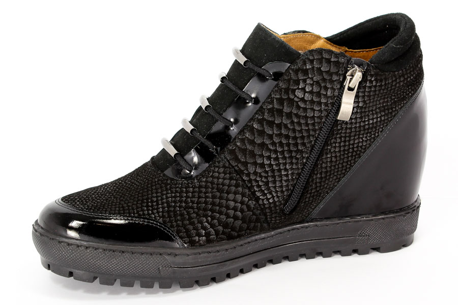 Sneakersy Eksbut 75-3880-B57/121/136 Czarny Lic
