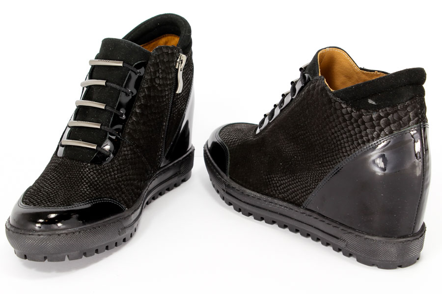 Sneakersy Eksbut 75-3880-B57/121/136 Czarny Lic