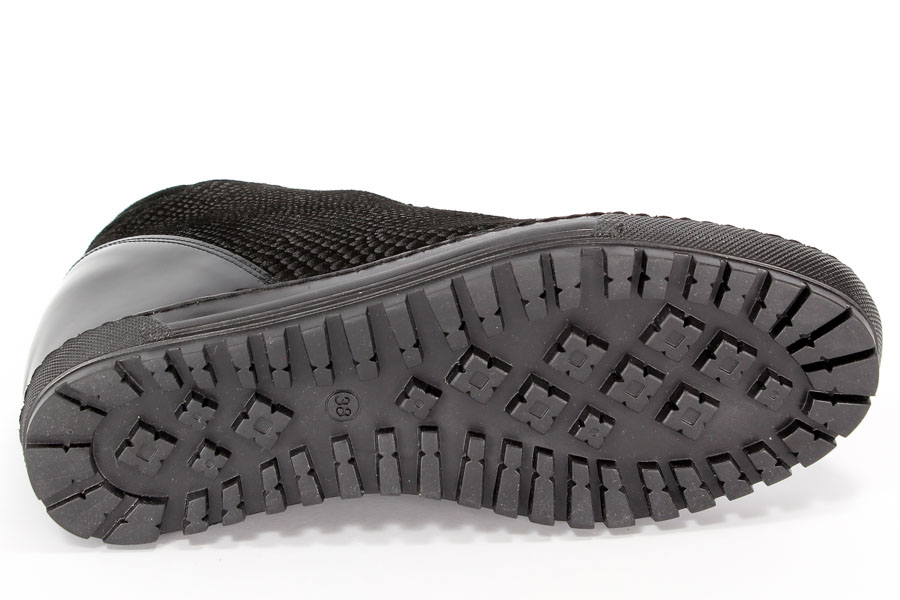 Sneakersy Eksbut 75-3880-B57/121/136 Czarny Lic