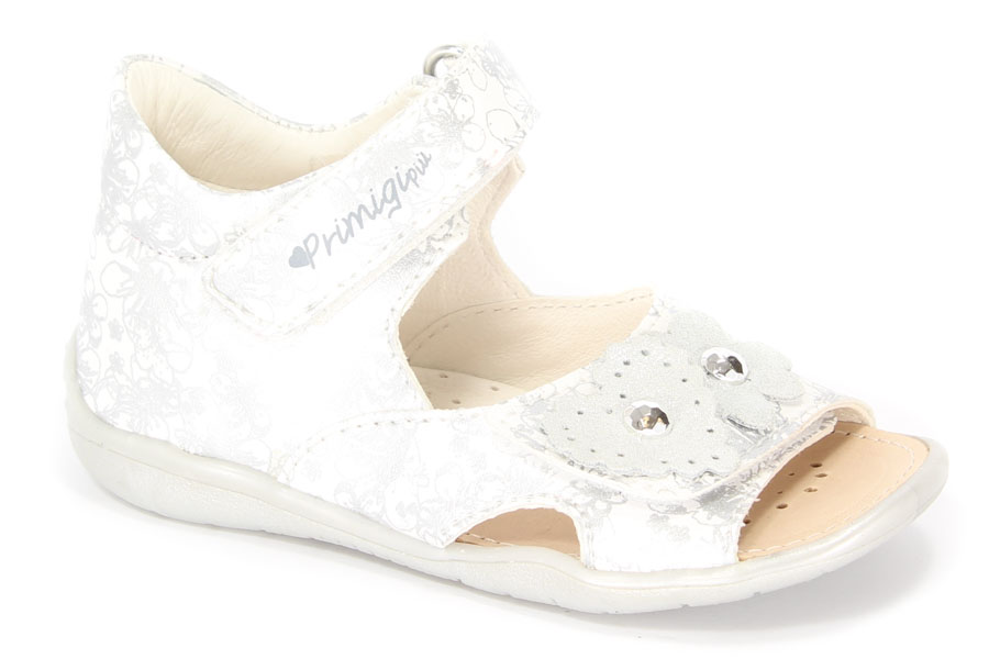 Sandały Primigi 50051/00 Paige Nappa Fiori PU/Blanc