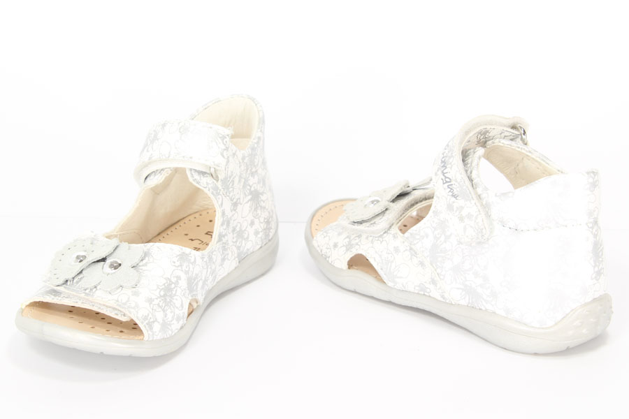 Sandały Primigi 50051/00 Paige Nappa Fiori PU/Blanc