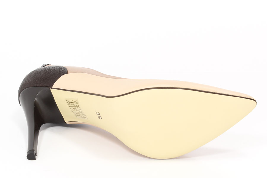Czółenka Kaniowski K-2416/295-274-283 Beż+Brąz