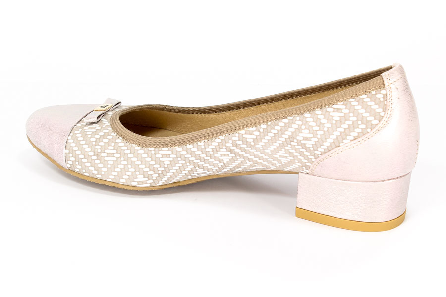 Czółenka Neścior 057-G Beż A/ Beż 05 