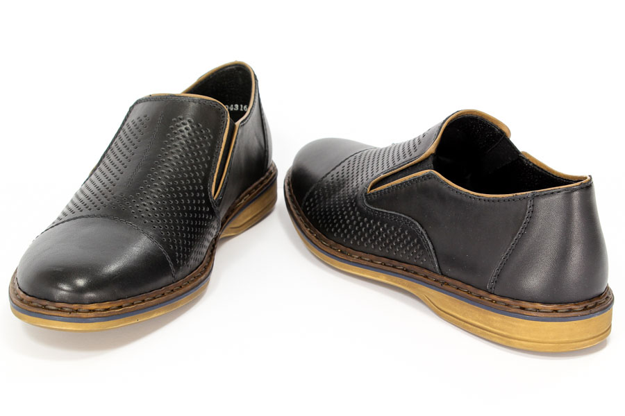 Półbuty Rieker 14866-00 Black