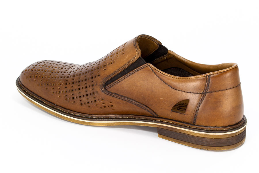 Półbuty Rieker B1767-25 Braun Brown 