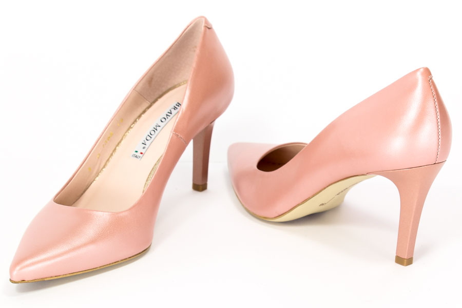 Czółenka Bravo Moda 1368 Miedź perła
