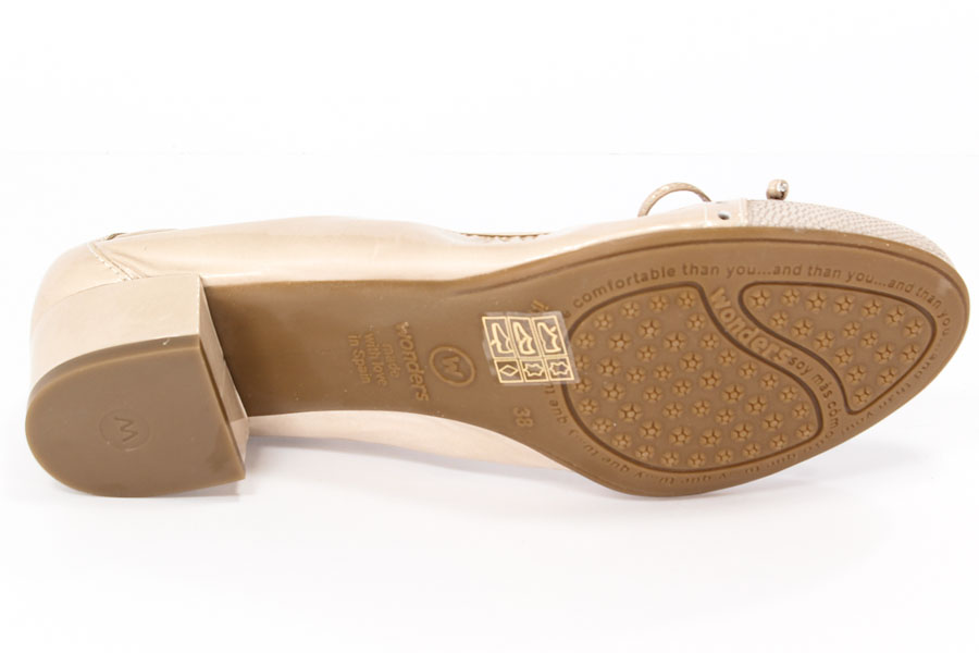 Czółenka Wonders C-3134 Taupe Taupe 