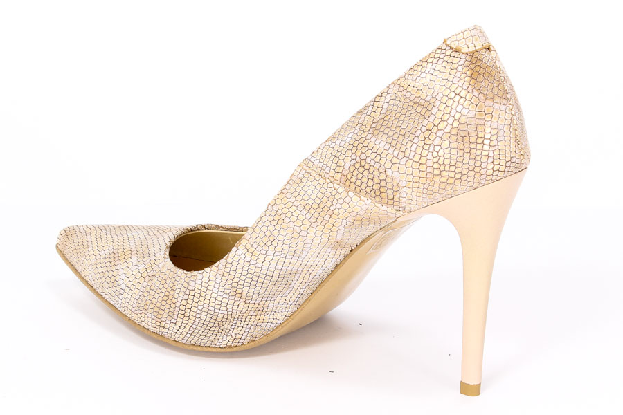 Czółenka Arturo Vicci by Zalbut 4700 Luxury Ecru 313