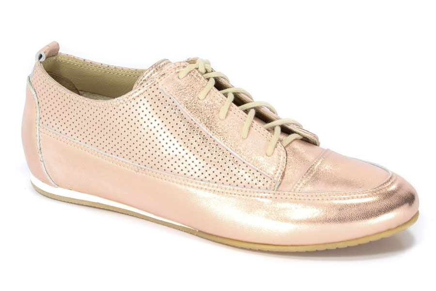 Półbuty Fabio Fabrizi 704 Róż przecierany