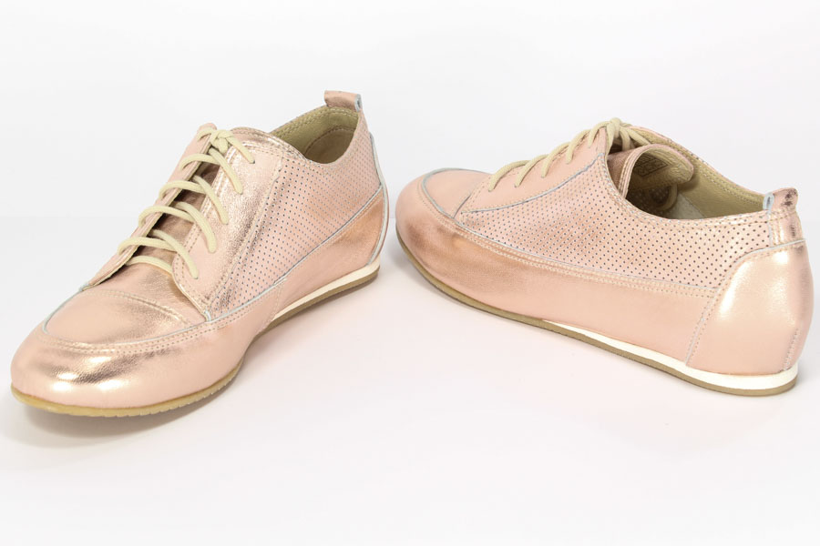 Półbuty Fabio Fabrizi 704 Róż przecierany