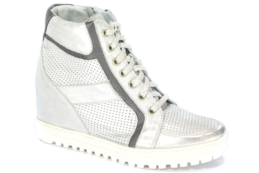 Sneakersy Eksbut 76-4128-C77/369/F94 Srebrny