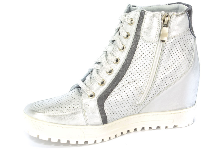 Sneakersy Eksbut 76-4128-C77/369/F94 Srebrny