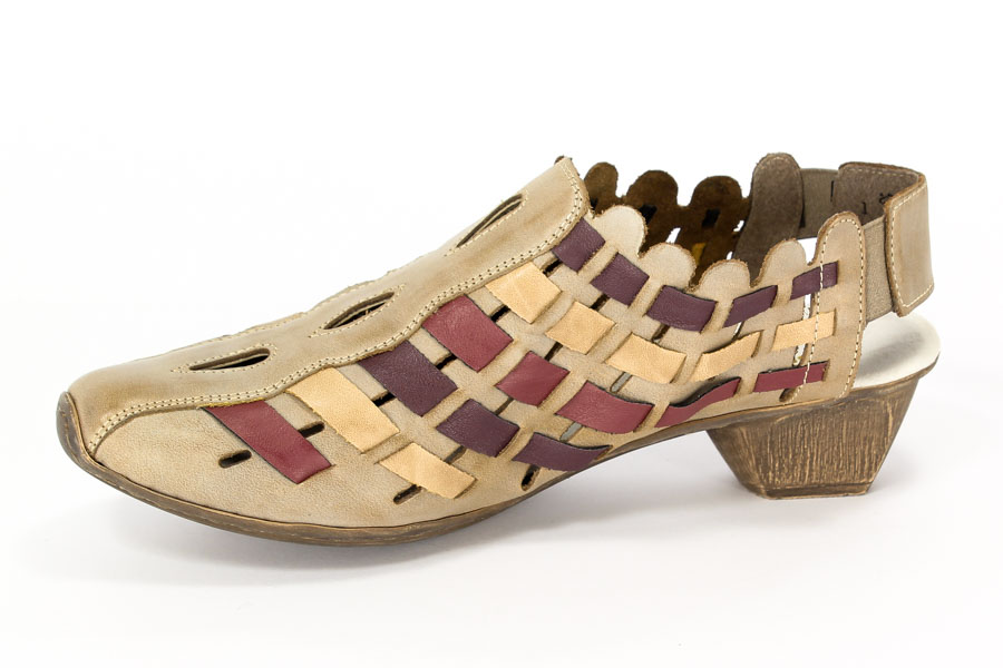 Czółenka Rieker 49781-63 Beige Comb