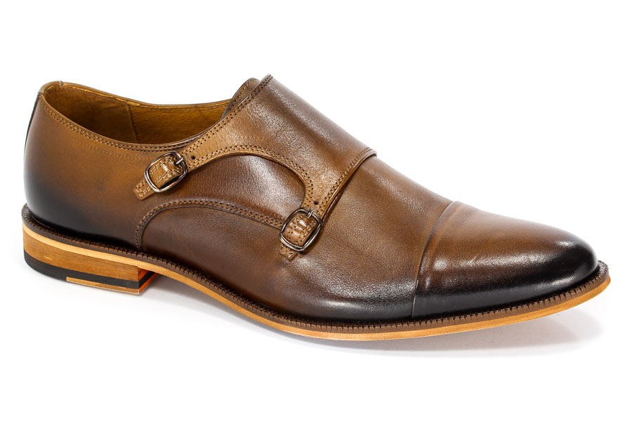 Półbuty Duo Men 605 Brąz Palony 
