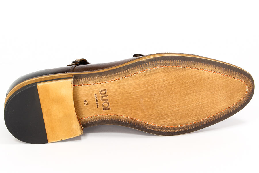Półbuty Duo Men 605 Brąz Palony 