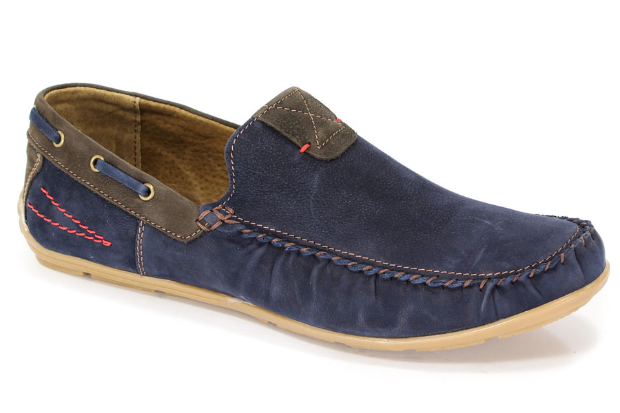 Półbuty Riko 781 Juma Blue/ Brąz
