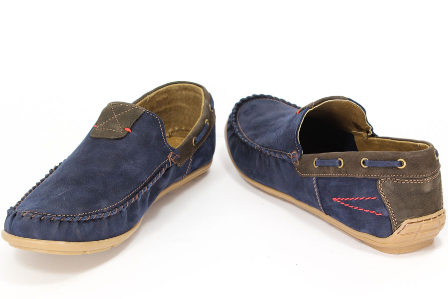 Półbuty Riko 781 Juma Blue/ Brąz