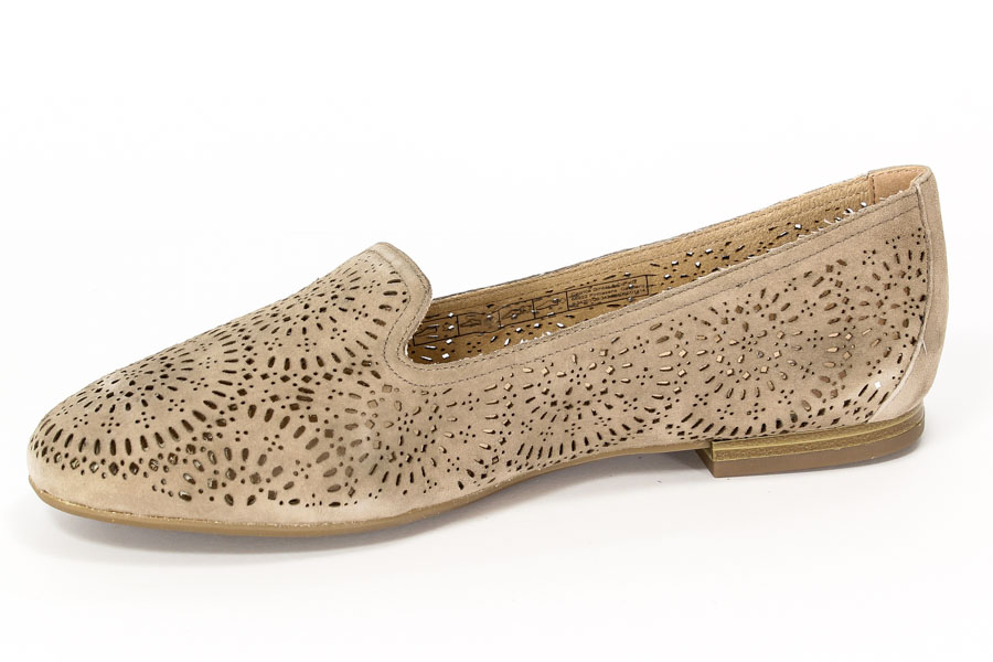 Baleriny Caprice 9-24201-26/343 Taupe suede