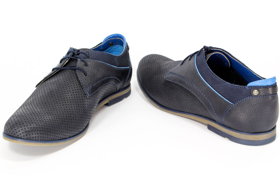 Półbuty Nik 03-0604-003 Granatowy