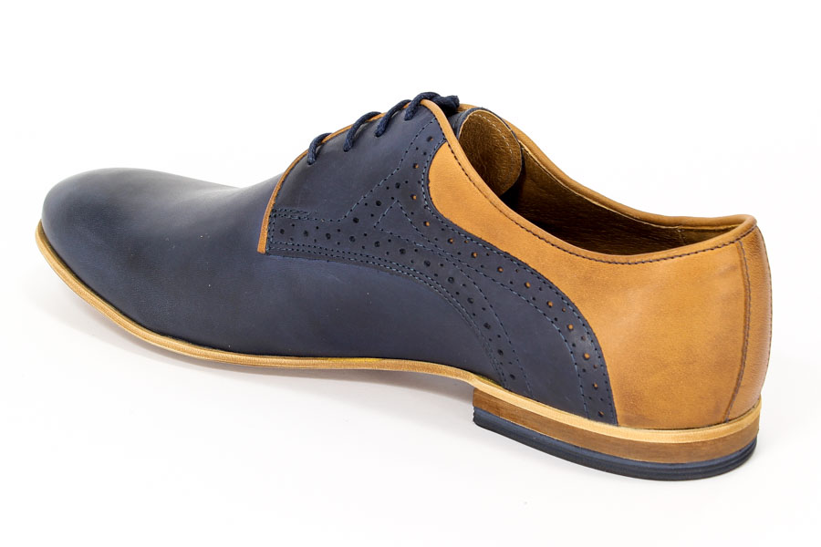 Półbuty Euro Moda 248/097BM/088/TB Granat