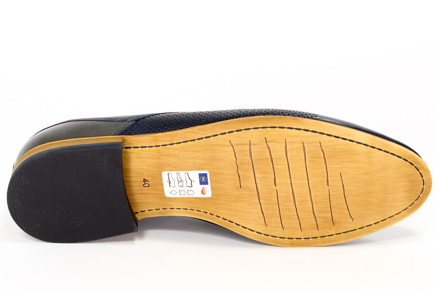 Półbuty Euro Moda 252/097K6/099/TB Granat
