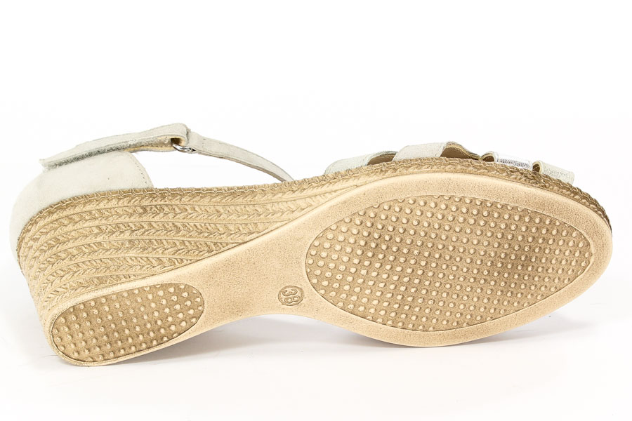 Sandały Caprice 9-28351-26 Grey Sue Comb 