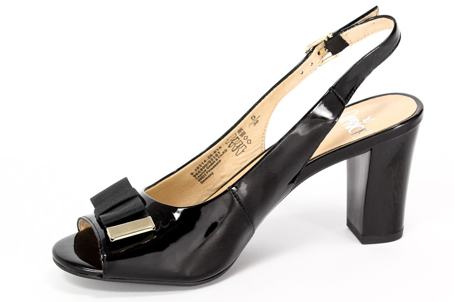 Czółenka Caprice 9-28314-26 Black Patent 