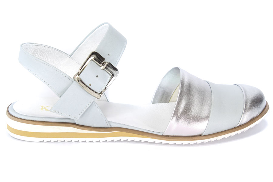 Sandały Korda 1603 Srebro+BTX+SR