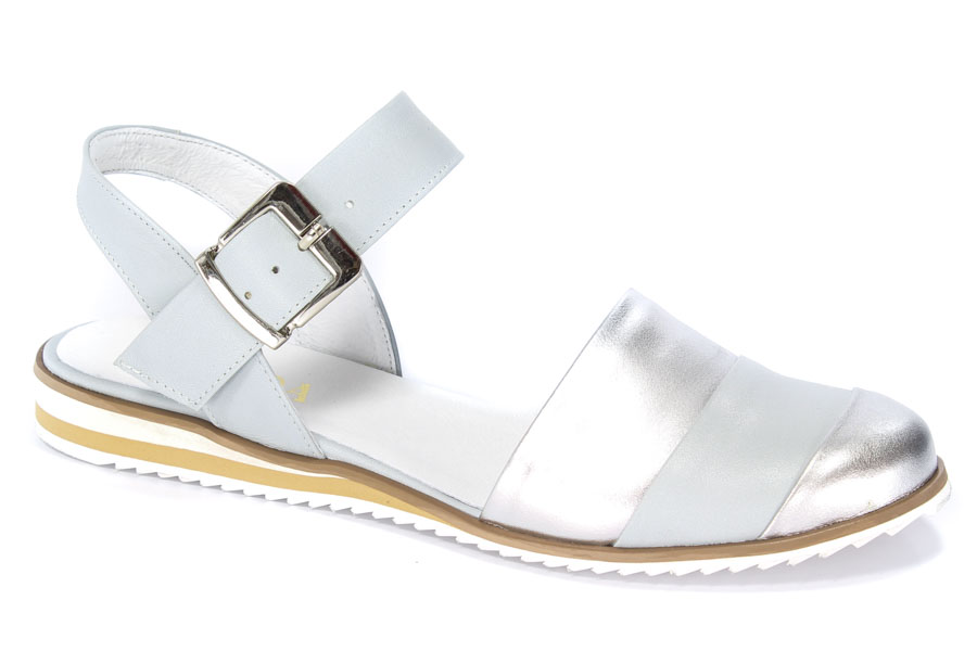 Sandały Korda 1603 Srebro+BTX+SR