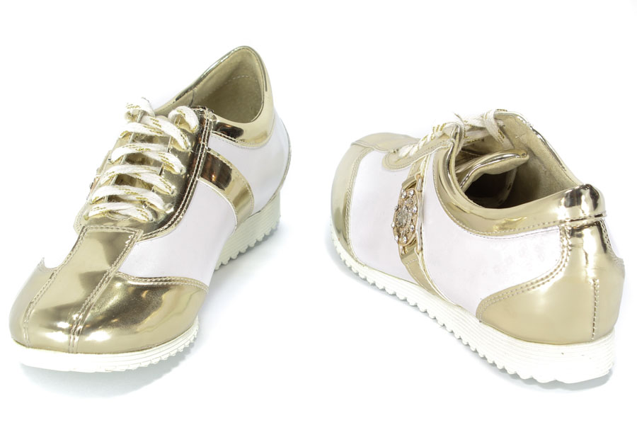 Półbuty Exclusive Roberto 494 Złoto B.Lico