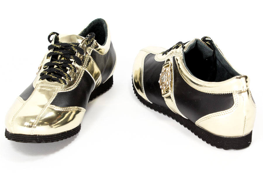 Półbuty Exclusive Roberto 494 Złoto Cz.Lico 