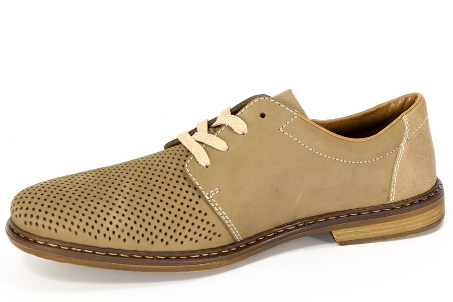Półbuty Rieker 13408-64 Beige Beige 