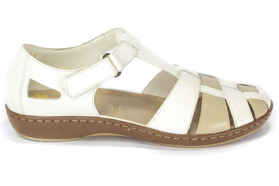 Sandały Rieker 45869-80 White 