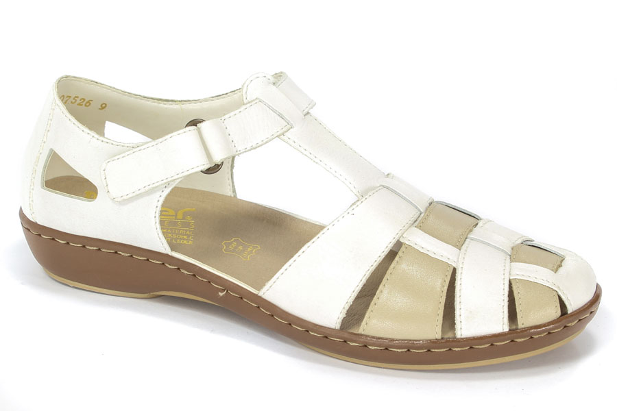 Sandały Rieker 45869-80 White 