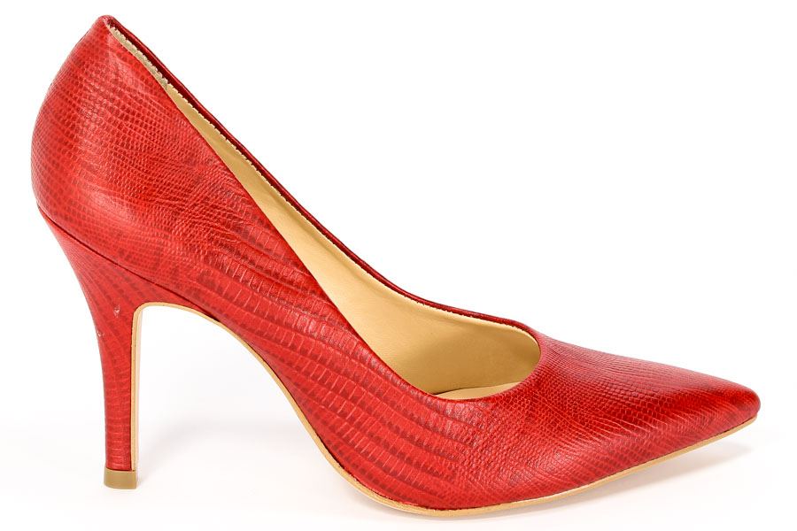 Czółenka Stephanie Classic  4020000 Lezard vermelho