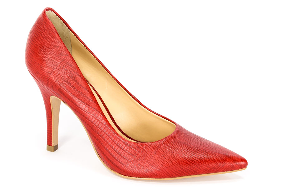 Czółenka Stephanie Classic  4020000 Lezard vermelho