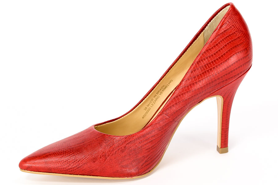 Czółenka Stephanie Classic  4020000 Lezard vermelho