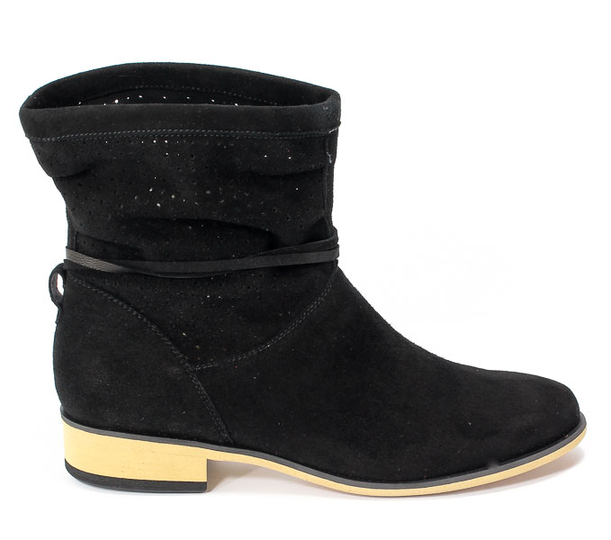 Trzewiki Eska 1213 115 Czarny/Mozliwosc odpięcia ozdoby/