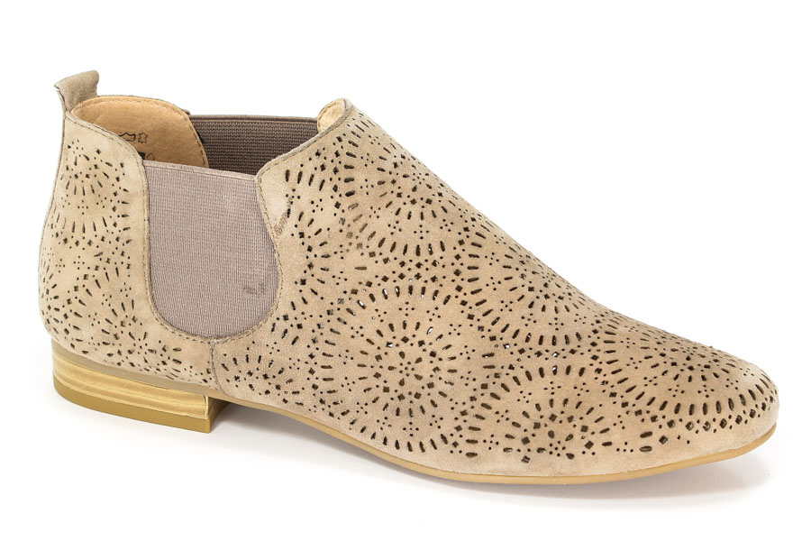 Trzewiki Caprice 9-25300-26 343 Taupe Suede 