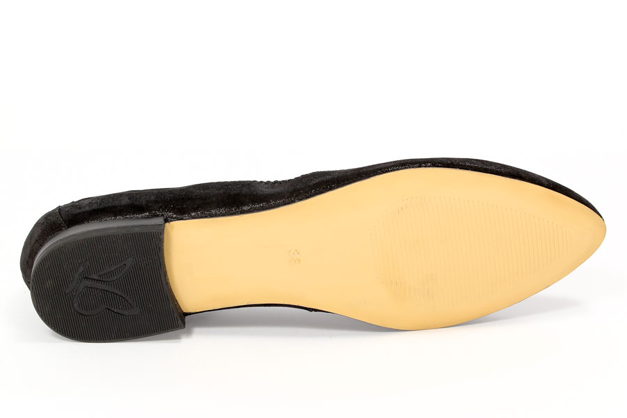 Baleriny Caprice 9-22108-26 004 Black Suede 