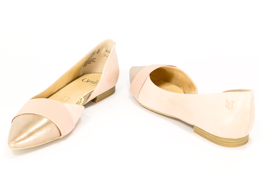 Baleriny Caprice 9-22110-26 551 Rose Na/Rose M 