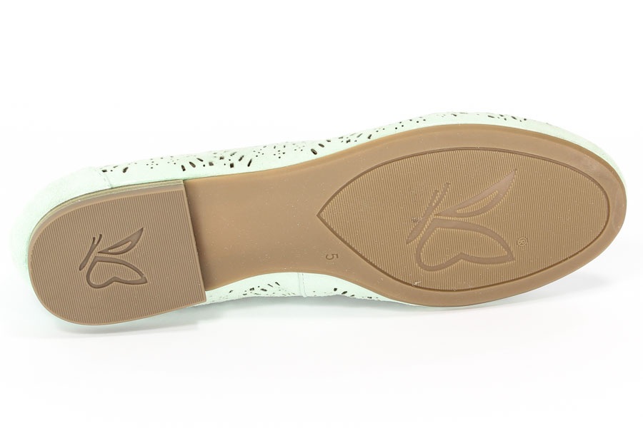 Baleriny Caprice 9-22500-26 704 Mint Suede 