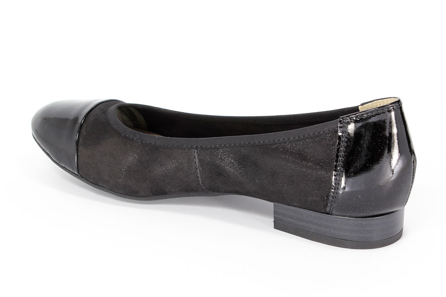 Baleriny Caprice 9-22159-26 005 Blk.Sue/Blk.Pa