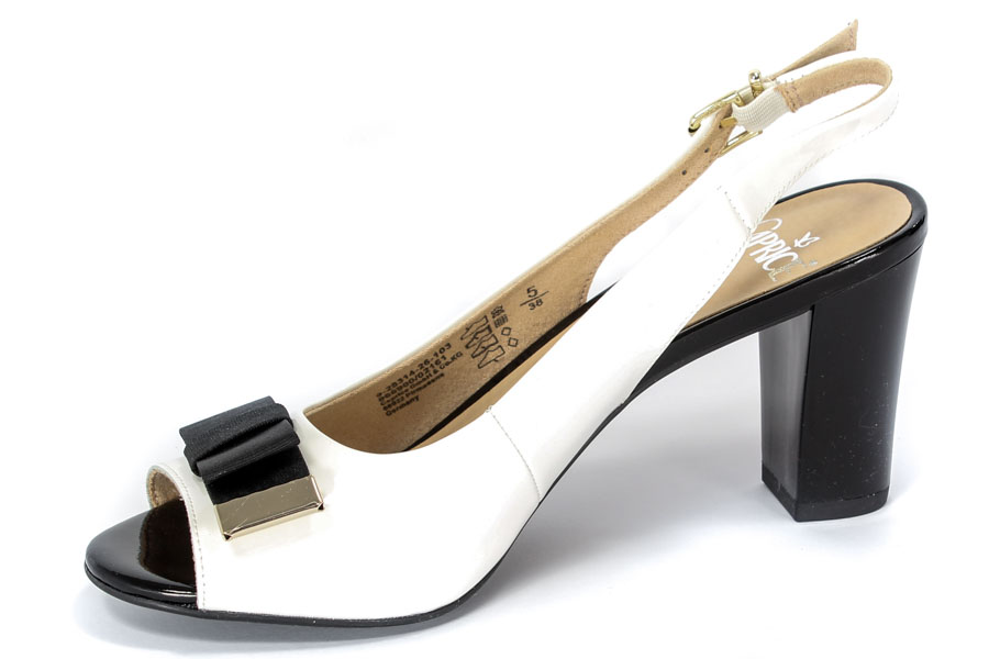 Czółenka Caprice 9-28314-26  White Pa.Com 