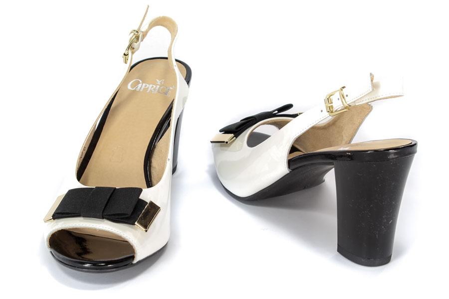 Czółenka Caprice 9-28314-26  White Pa.Com 